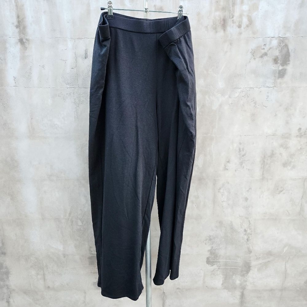 Eileen fisher black stretchy pants elastic waist